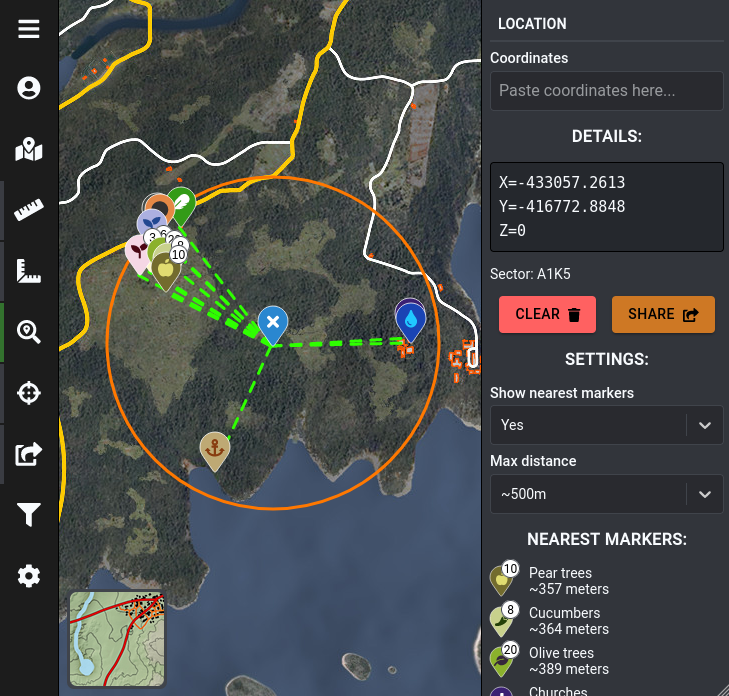 SCUM Game Interactive Map